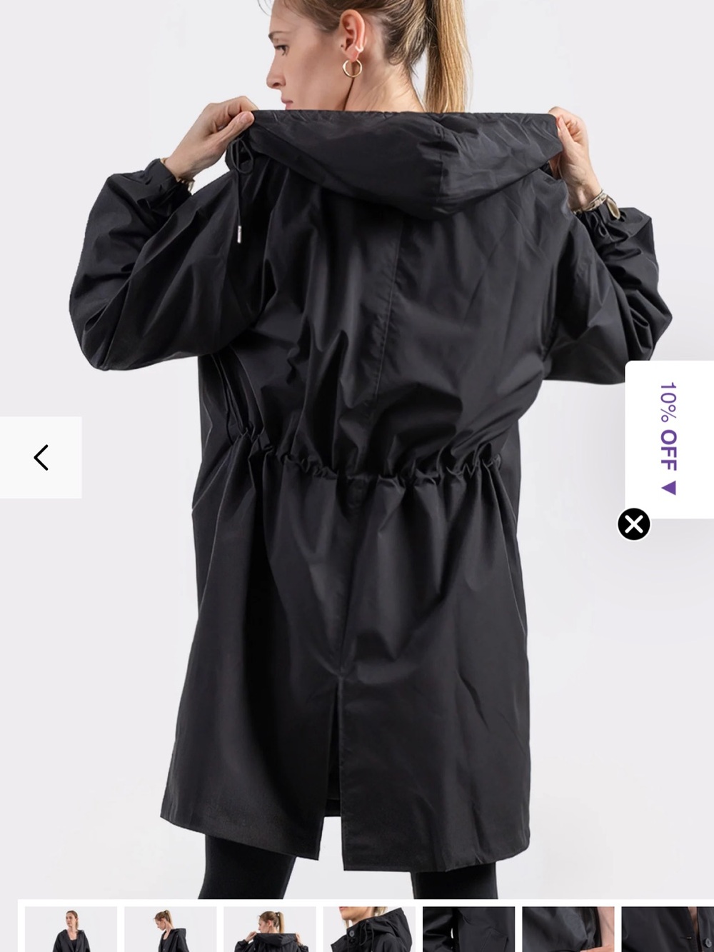 W Jacket Icon Windbreaker Rain Jacket - Picture 2 of 5